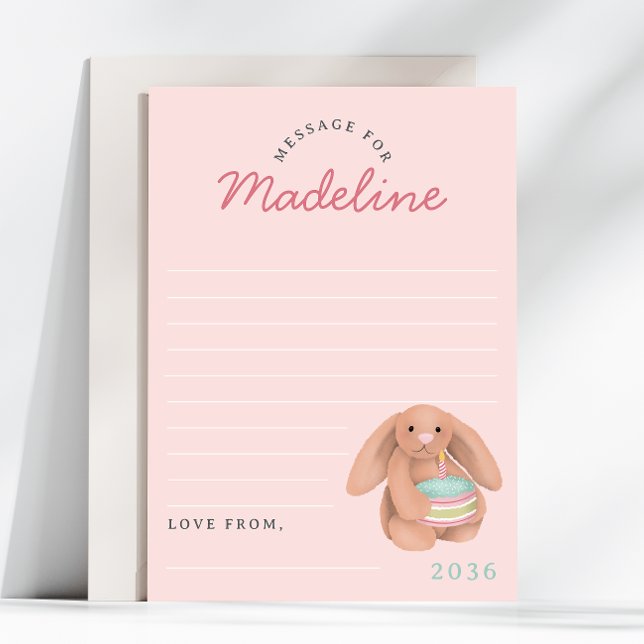 Cartes de capsule temporelle pour le premier anniv (Créateur téléchargé)