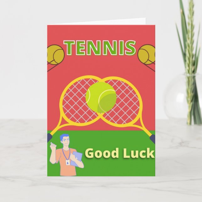 cartes de chance au tennis (Devant)