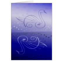 Cartes de chanson de cygne