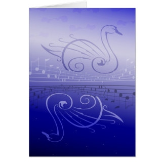 Cartes de chanson de cygne