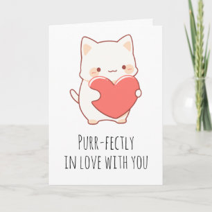 cartes de chat valentine