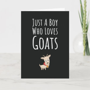 Cartes de Chèvre Mignonne Pour Garçons Pour Enfant