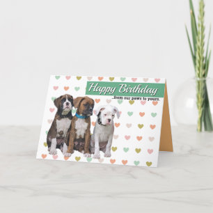 Cartes de Chien Chien - Carte d'Anniversaire Perso