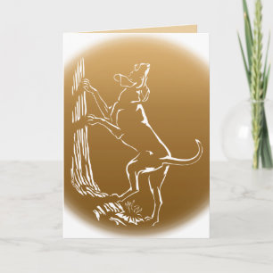 Cartes de chien Hound Carte de voeux personnalisée