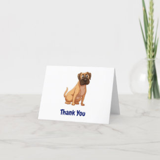 Cartes de chien Merci