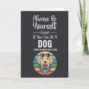 Cartes de chien mignon humour drôle d'animal de co