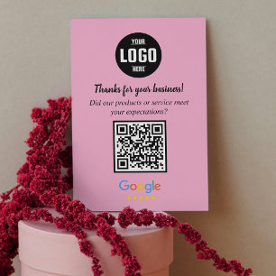 Cartes de code QR pour avis Google   Remerciement 