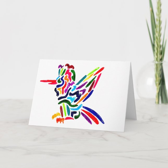 Cartes de colibri de Fiesta (Devant)