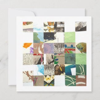 Cartes de collage carré, Artsy, No 2