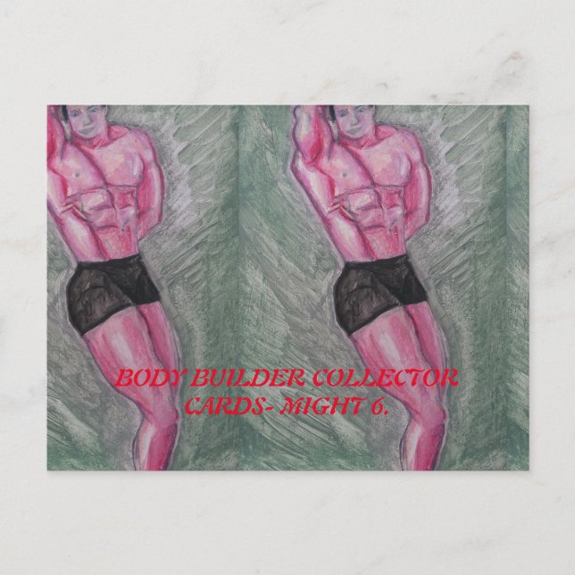 CARTES DE COLLECTEUR CORPS BUILDER PAR PAULA REILL (Devant)