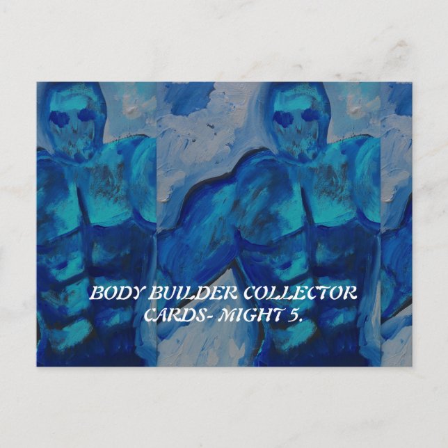 CARTES DE COLLECTEUR CORPS BUILDER PAR PAULA REILL (Devant)