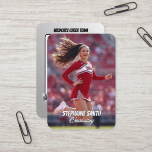 Cartes de collection Cheerleader d'esprit d'équipe