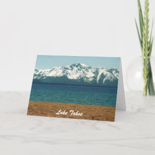 Cartes de collection de Noël du lac Tahoe
