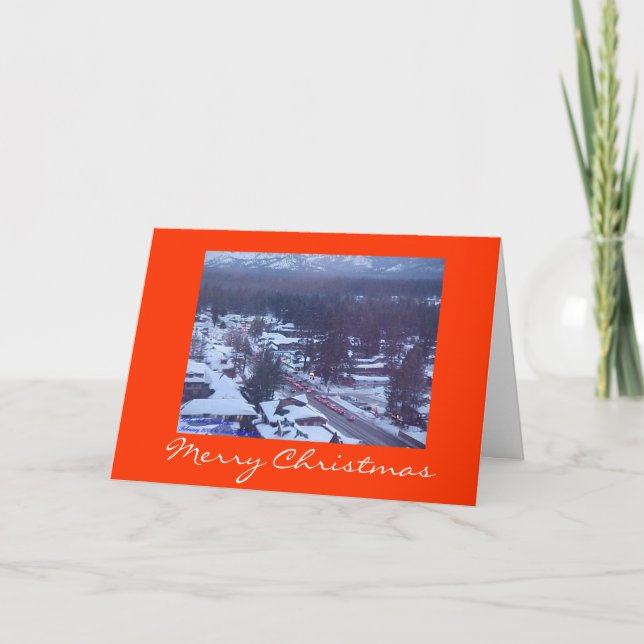 Cartes de collection de Noël du lac Tahoe (Devant)