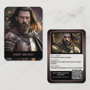 Cartes de commerce de personnages de cosplay Forti