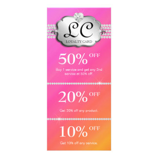 Cartes de commercialisation bijoux rose orange