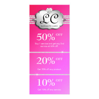 Cartes de commercialisation bijoux rose rouge