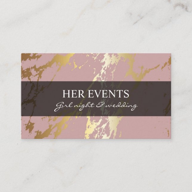 Cartes de conception rose chic pour le Gestionnair (Devant)