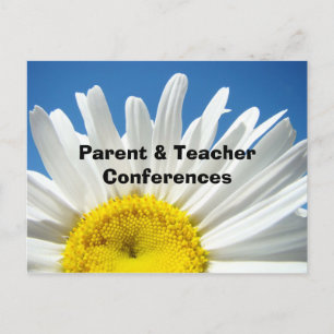 Cartes de conférences parents et enseignants École