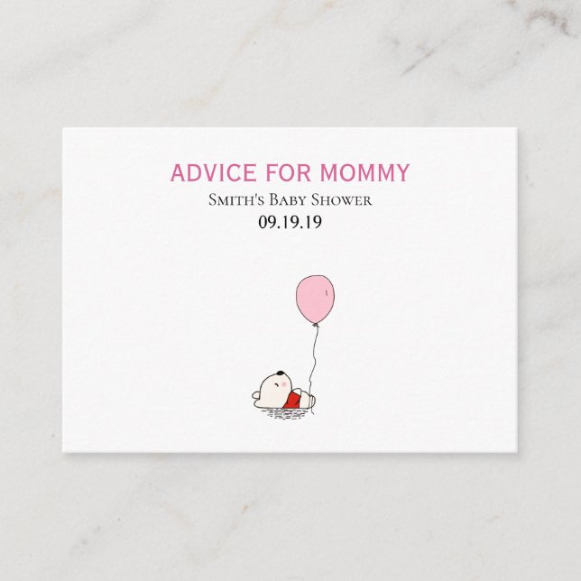 Cartes de conseil maman (Devant)