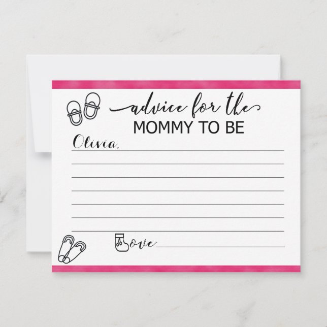 Cartes de conseil personnalisées pour que maman so (Devant)