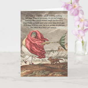 Cartes de conseils amusantes Jane Austen Romance