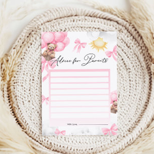 Cartes de conseils baby showers pour les parents à