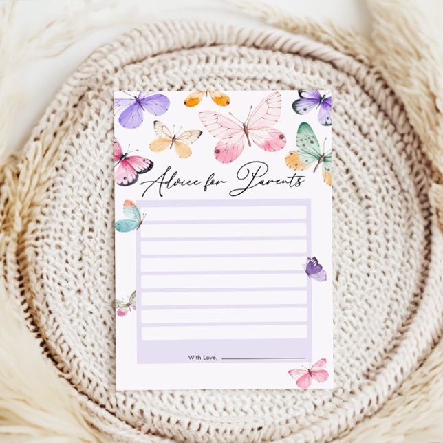 Cartes de conseils baby showers pour les parents à (Créateur téléchargé)