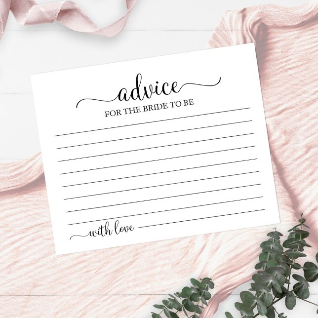 Cartes de conseils de shower de mariage géométriqu (Créateur téléchargé)