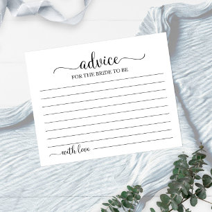 Cartes de conseils de shower de mariage géométriqu