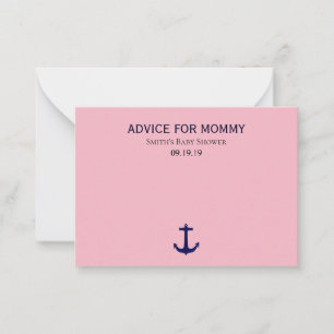 Cartes de conseils maman de la Marine