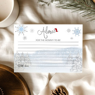 Cartes de conseils pour bébé de Noël Santa Baby