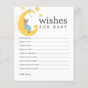 Cartes de conseils pour la baby shower de Bébé Our
