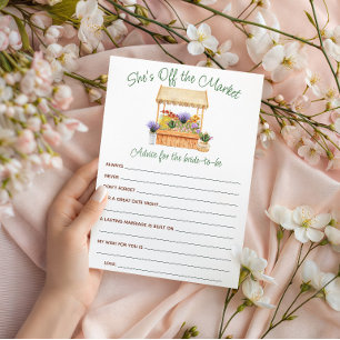 Cartes de conseils pour l'enterrement de vie de je
