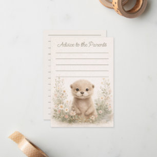 Cartes de conseils pour les parents de la Baby Sho