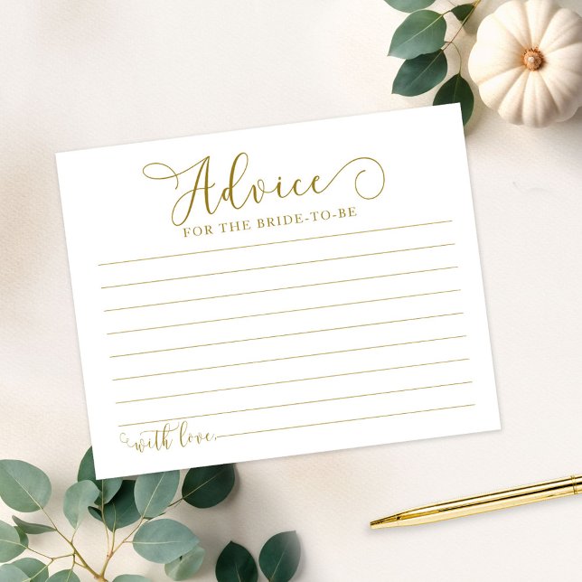 Cartes de conseils pour une Baby Shower de mariage (Créateur téléchargé)