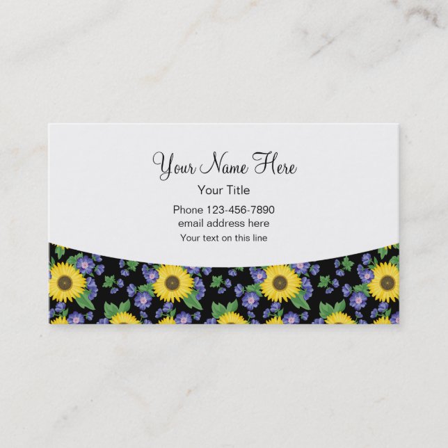 Cartes de contact filles Monogrammes Dames (Devant)