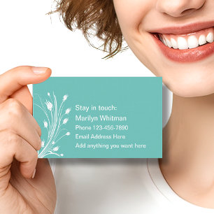 Cartes de contact pour femmes