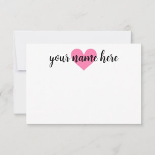 Cartes de correspondance en papeterie personnalisé