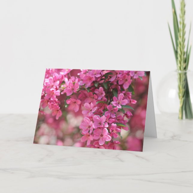 Cartes de correspondance florales lilas (Devant)