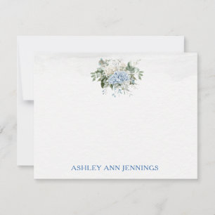 Cartes de correspondance personnelles florales ble