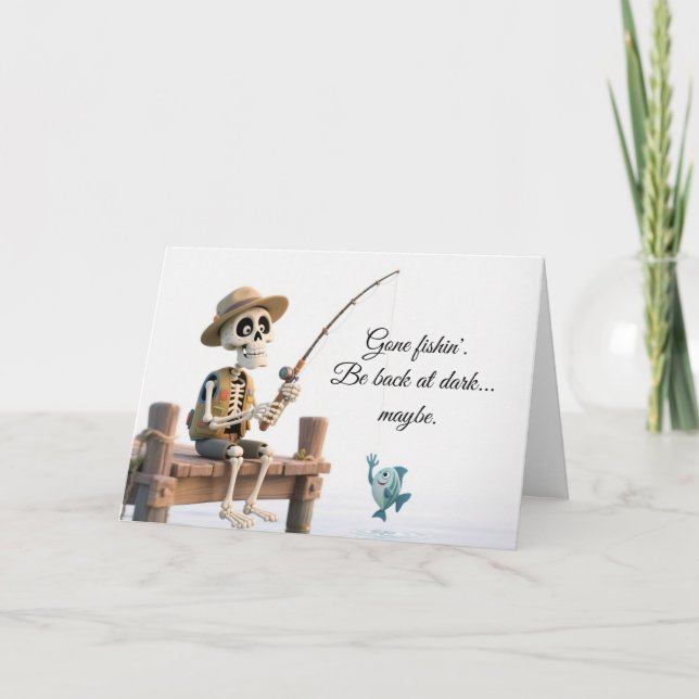 Cartes de cotes de pêche amusantes (Devant)