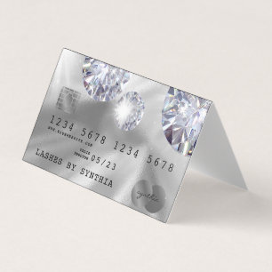 Cartes de crédit Silver Diamond