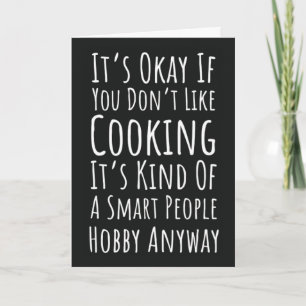 Cartes de cuisine amusantes Humour sarcastique Hil