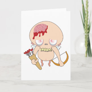 Cartes de cupidon de zombi