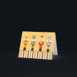 Cartes de ~ de Nutcrakers<br><div class="desc">LA CARTE DE NOTE EST EMPLOYÉE EN TANT QUE DÉFAUT. OPTION À CHANGER EN LA CARTE DE VOEUX. Joyeux Noël et une bonne année ! SATISFACTION GARANTIE OU DOS D'ARGENT ! Changez l'arrière - plan en n'importe quelle couleur, taille, le papier ou la forme sur les la plupart conçoit et...</div>