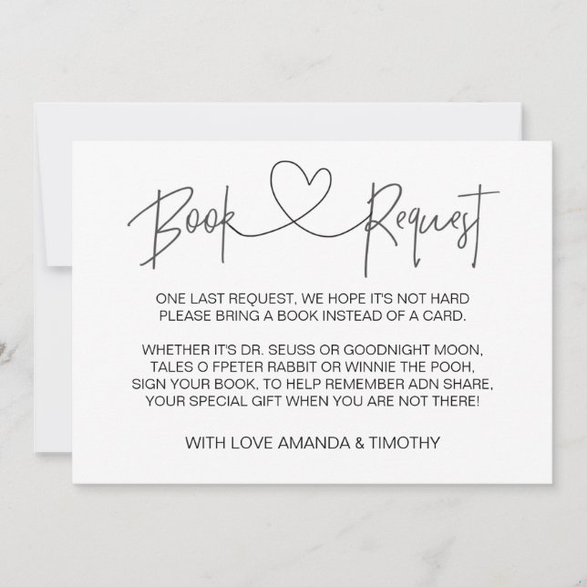 Cartes de demande de Baby shower personnalisées (Devant)