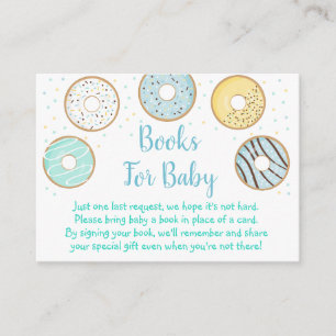 Cartes de demande de Baby shower pour le livre de