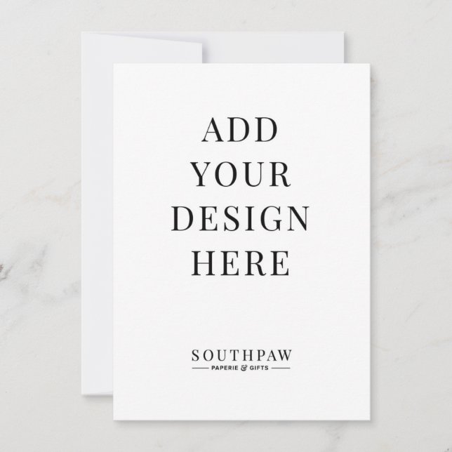 Cartes de dîner de répétition 4,5 x 6,25 po Impres (Devant)