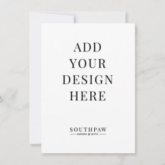 Cartes de dîner de répétition 4,5 x 6,25 po Impres